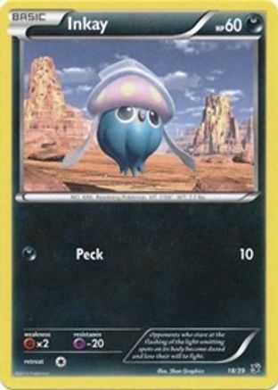 Inkay 18/39 - Kalos Starter Set - Poke-Collect