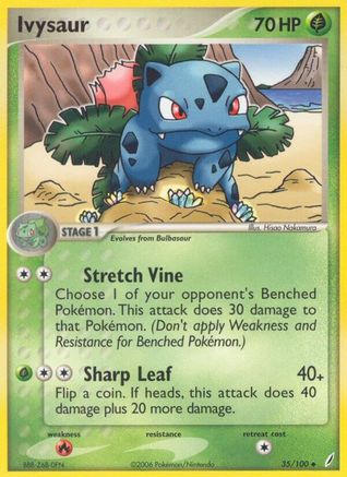 Ivysaur - 035/100 35/100 - Crystal Guardians Reverse Holofoil - Poke-Collect