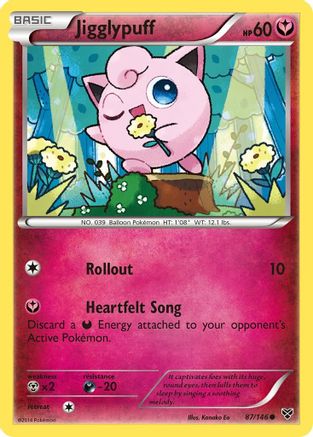 Jigglypuff (87) 87/146 - XY Base Set Reverse Holofoil - Poke-Collect