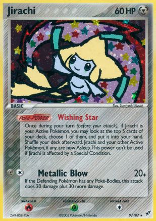 Jirachi 9/107 - Deoxys Holofoil - Poke-Collect