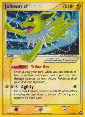 Jolteon Star 101/108 - Power Keepers Holofoil - Poke-Collect