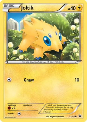 Joltik 33/98 - Emerging Powers Reverse Holofoil - Poke-Collect