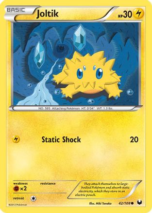 Joltik (42) 42/108 - Dark Explorers Reverse Holofoil - Poke-Collect
