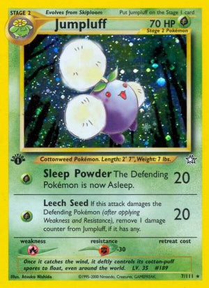 Jumpluff 7/111 - Neo Genesis Unlimited Holofoil - Poke-Collect
