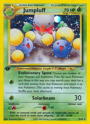 Jumpluff 9/64 - Neo Revelation Unlimited Holofoil - Poke-Collect