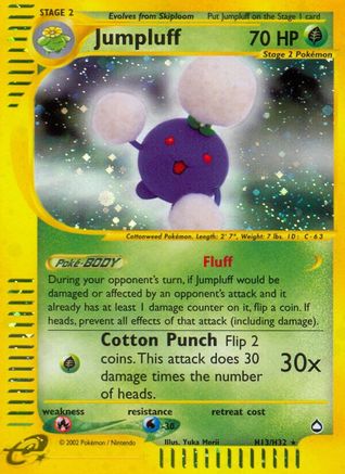 Jumpluff (H13) H13/147 - Aquapolis Holofoil - Poke-Collect