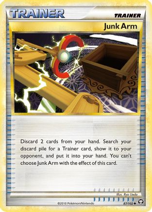 Junk Arm 87/102 - Triumphant Reverse Holofoil - Poke-Collect