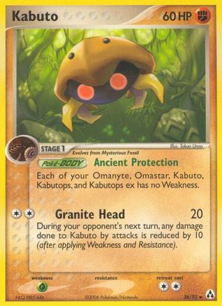 Kabuto 36/92 - Legend Maker - Poke-Collect