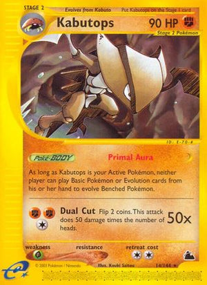 Kabutops (14) 14/144 - Skyridge Reverse Holofoil - Poke-Collect