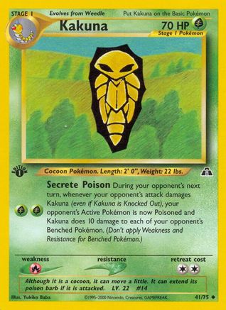 Kakuna 41/75 - Neo Discovery Unlimited - Poke-Collect