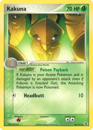 Kakuna 36/112 - FireRed & LeafGreen - Poke-Collect