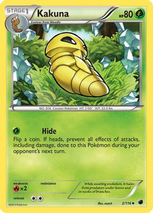 Kakuna 2/116 - Plasma Freeze - Poke-Collect
