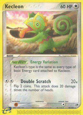 Kecleon 18/100 - Sandstorm Reverse Holofoil - Poke-Collect