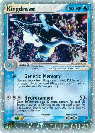 Kingdra ex 92/97 - Dragon Holofoil - Poke-Collect