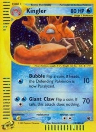 Kingler (15) 15/165 - Expedition Holofoil - Poke-Collect