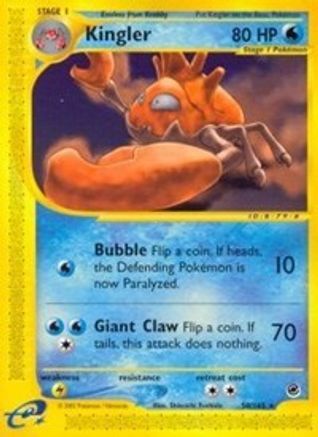 Kingler (50) 50/165 - Expedition - Poke-Collect