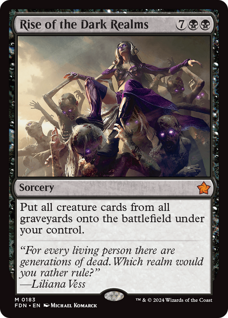 Rise of the Dark Realms (FDN-183) - Foundations Foil - Poke-Collect