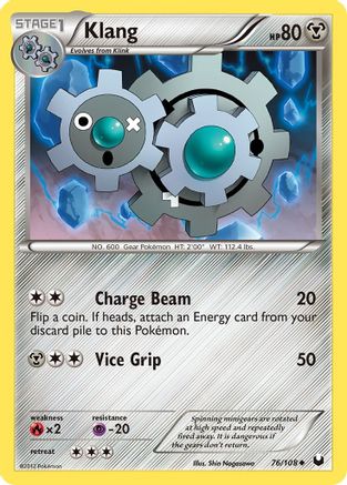 Klang 76/108 - Dark Explorers Reverse Holofoil - Poke-Collect