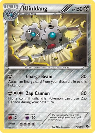 Klinklang 76/98 - Emerging Powers Reverse Holofoil - Poke-Collect