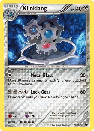 Klinklang 77/108 - Dark Explorers Holofoil - Poke-Collect