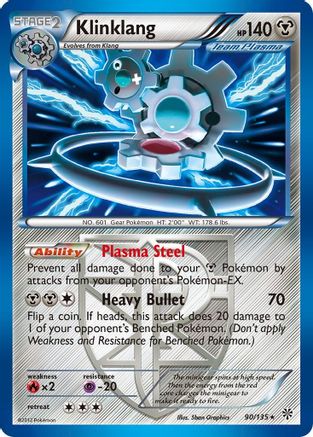 Klinklang (Team Plasma) 90/135 - Plasma Storm Holofoil - Poke-Collect