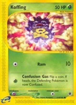 Koffing 114/165 - Expedition - Poke-Collect