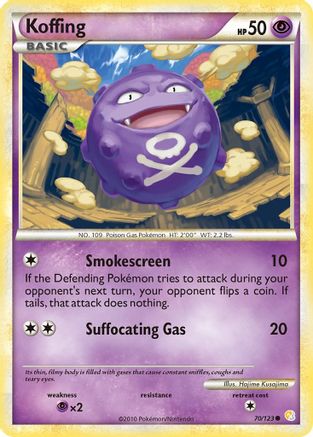 Koffing 70/123 - HeartGold SoulSilver - Poke-Collect
