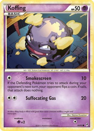 Koffing 60/95 - Call of Legends Reverse Holofoil - Poke-Collect