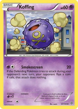 Koffing (57) 57/135 - Plasma Storm Reverse Holofoil - Poke-Collect