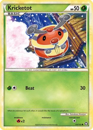 Kricketot 65/102 - Triumphant Reverse Holofoil - Poke-Collect