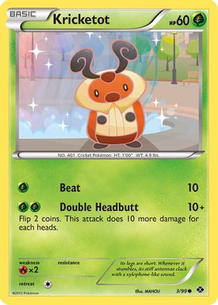 Kricketot 3/99 - Next Destinies - Poke-Collect