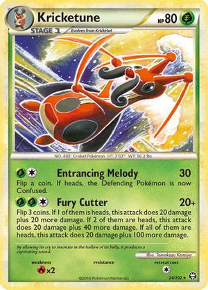 Kricketune 24/102 - Triumphant Reverse Holofoil - Poke-Collect