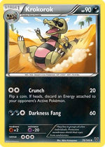 Krokorok 70/146 - XY Base Set Reverse Holofoil - Poke-Collect