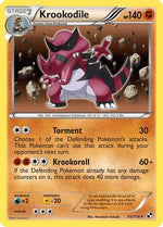 Krookodile 65/114 - Black and White Holofoil - Poke-Collect