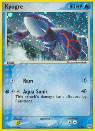 Kyogre - 006/106 6/106 - Emerald Holofoil - Poke-Collect