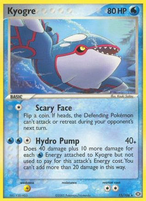 Kyogre 15/106 - Emerald Reverse Holofoil