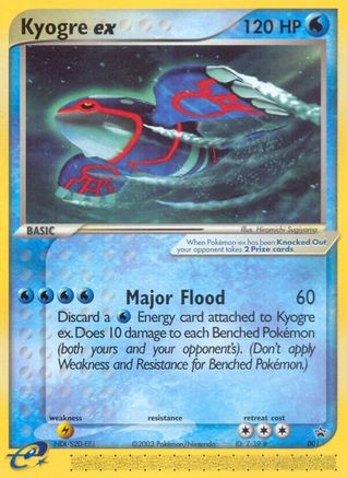 Kyogre ex - 001 (Nintendo Power Magazine) 1/40 - Nintendo Promos - Poke-Collect