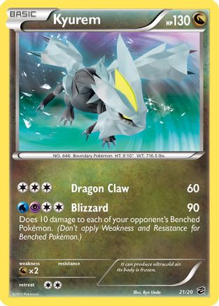 Kyurem 21/20 - Dragon Vault Holofoil - Poke-Collect