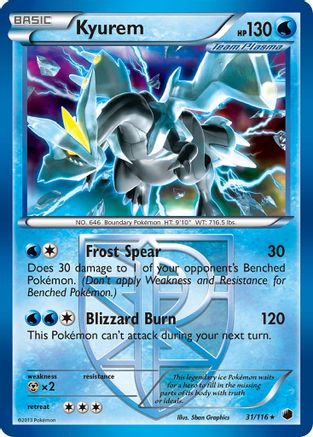 Kyurem (Team Plasma) 31/116 - Plasma Freeze Holofoil - Poke-Collect
