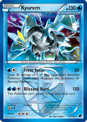 Kyurem (Team Plasma) 31/116 - Plasma Freeze Holofoil - Poke-Collect