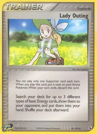 Lady Outing 83/109 - Ruby and Sapphire Reverse Holofoil - Poke-Collect