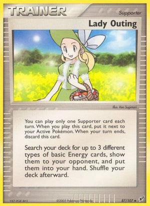 Lady Outing 87/107 - Deoxys Reverse Holofoil - Poke-Collect