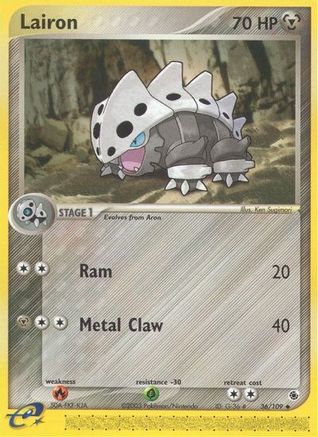 Lairon - 36/109 36/109 - Ruby and Sapphire Reverse Holofoil - Poke-Collect