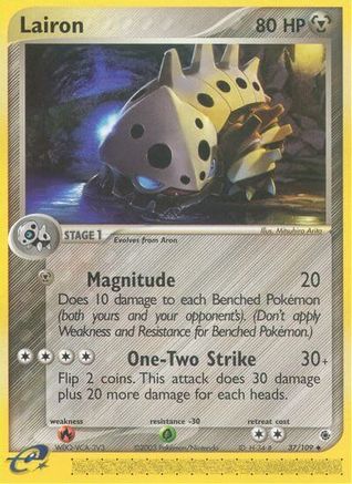 Lairon - 37/109 37/109 - Ruby and Sapphire Reverse Holofoil - Poke-Collect