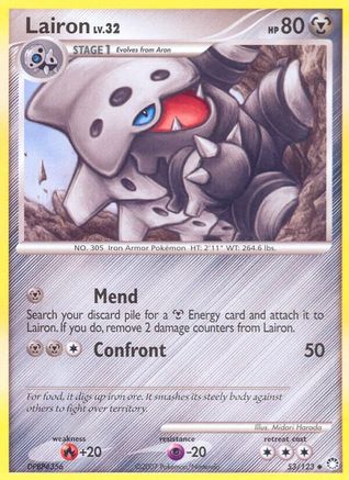 Lairon 53/123 - Mysterious Treasures - Poke-Collect