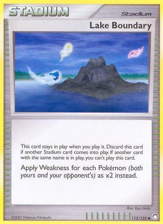 Lake Boundary 112/123 - Mysterious Treasures Reverse Holofoil - Poke-Collect