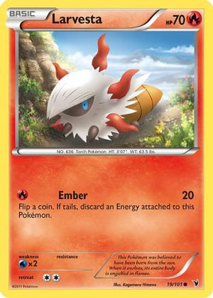 Larvesta (19) 19/101 - Noble Victories - Poke-Collect