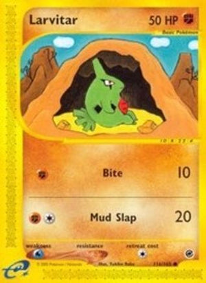 Larvitar 116/165 - Expedition Reverse Holofoil - Poke-Collect