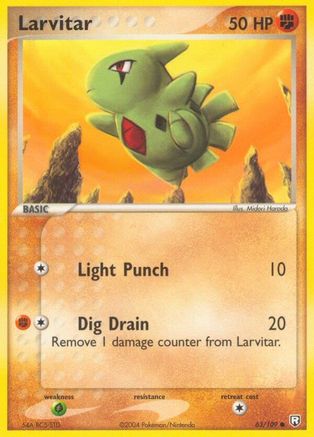 Larvitar - 063/109 63/109 - Team Rocket Returns Reverse Holofoil - Poke-Collect