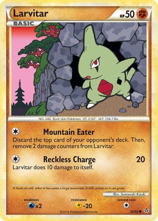 Larvitar (50) 50/95 - Unleashed - Poke-Collect